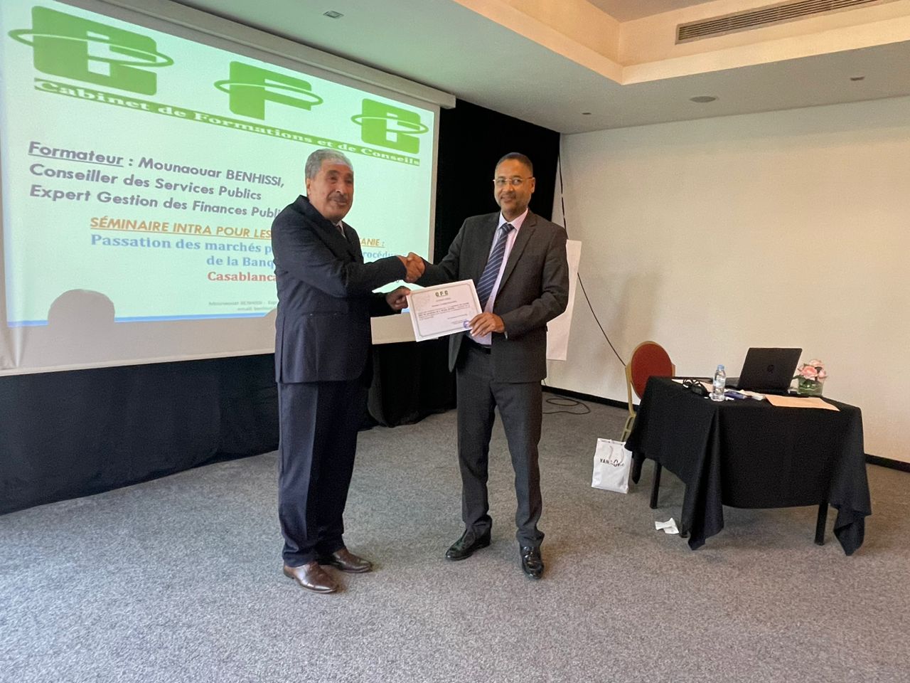 Séminaire de formation sur la passation des marchés selon les procédures de la Banque Mondiale à Casablanca du 16 au 27 Octobre 2023